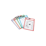 Write & Erase plastic pocket 5/pc