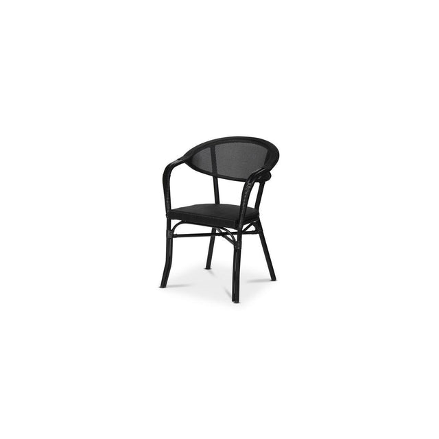 Chair frame MONACO Texteline black