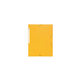 Rubber band folder EXACOMPTA 3cl A4 425g yellow