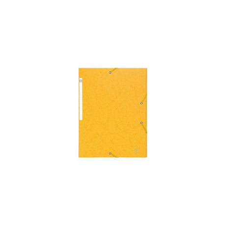 Rubber band folder EXACOMPTA 3cl A4 425g yellow