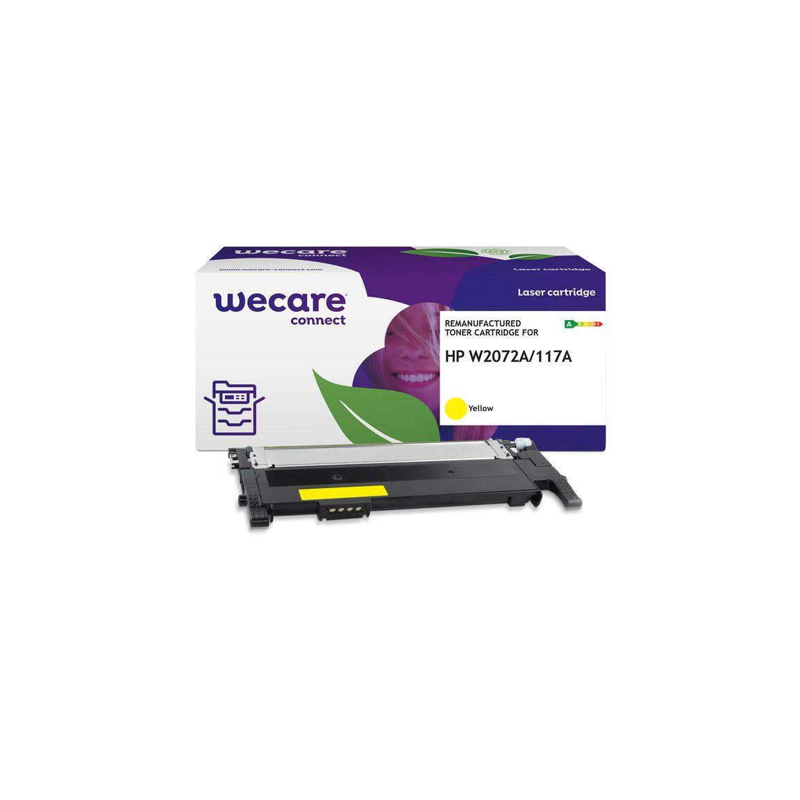 Toner WECARE HP W2072A 117A 1K yellow