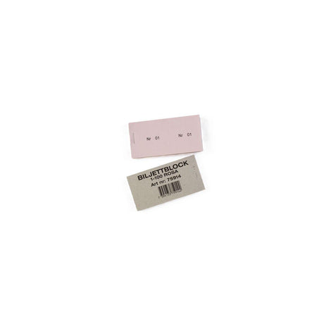 Ticket block 1-100 pink