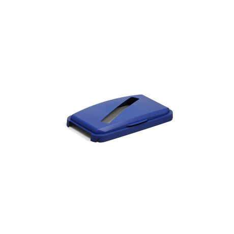 Lid DURABIN 60L folding for paper blue