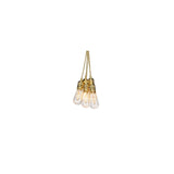 Light string 8 amber LED E27 3,5m gold