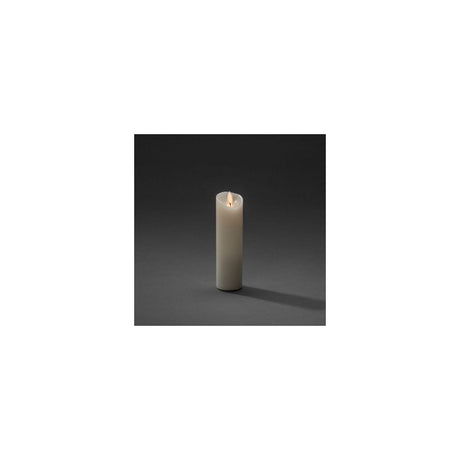 Wax candle 5x17.8 cm LED white