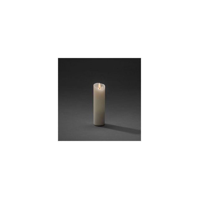 Wax candle 5x17.8 cm LED white