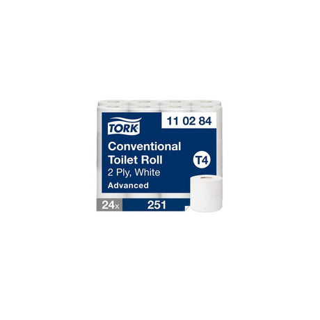 Toilet paper TORK Adv T4 2-ply 24/pack