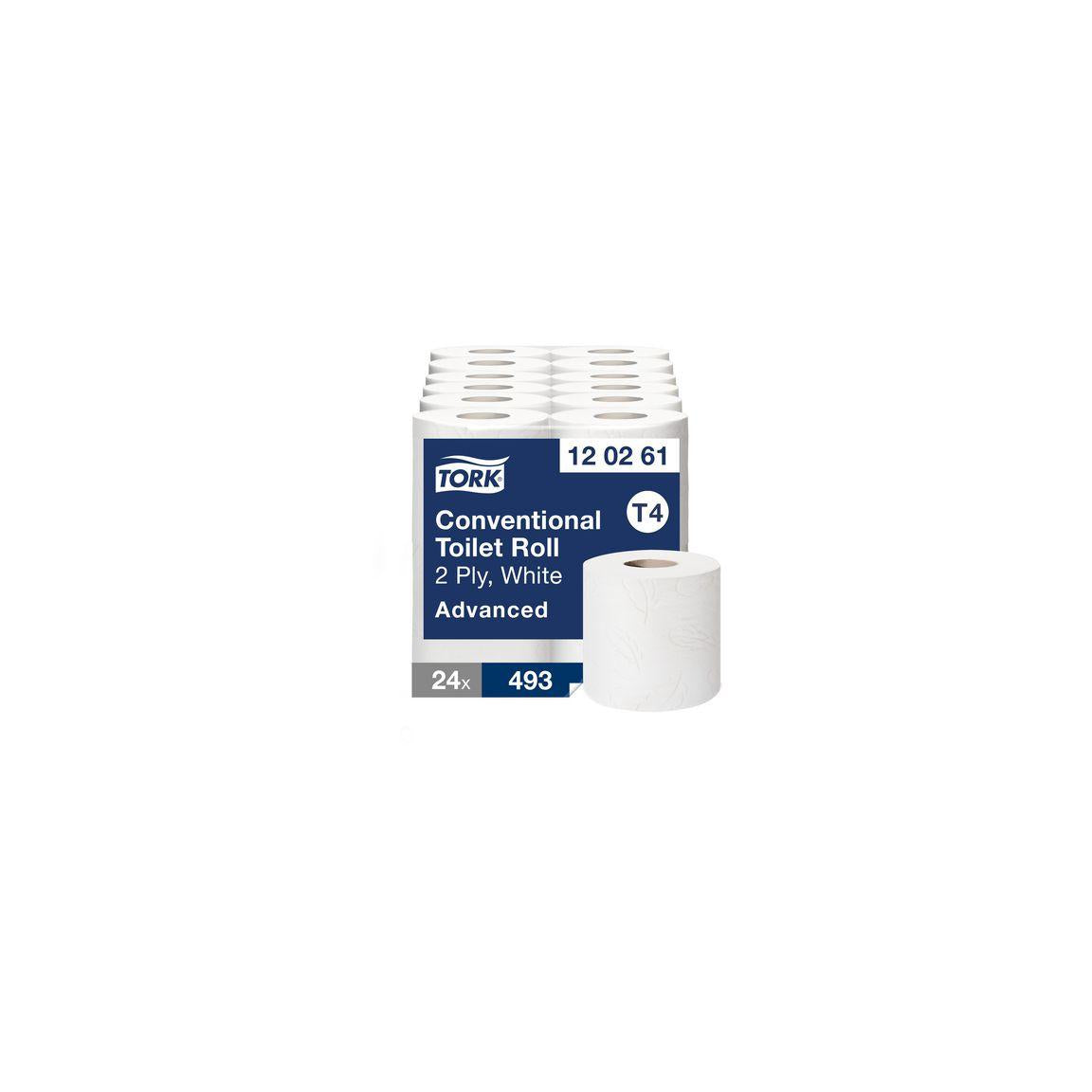 Toilet paper TORK Adv T4 2-ply 4/pc