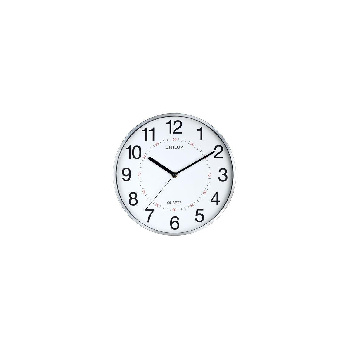 Wall clock UNILUX Aria Ø28,5 cm white