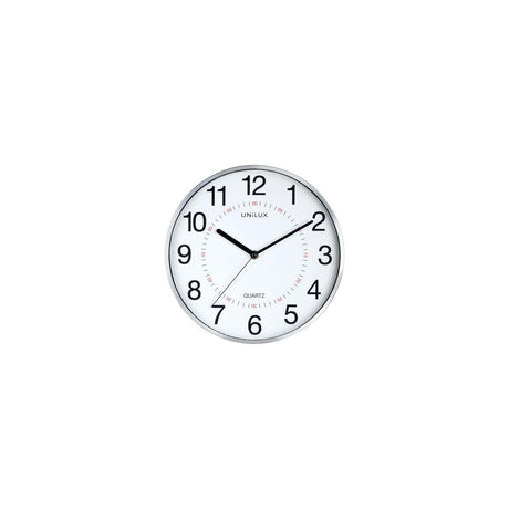 Wall clock UNILUX Aria Ø28,5 cm white