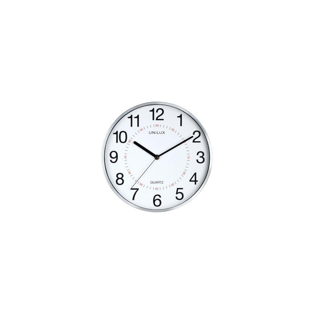Wall clock UNILUX Aria Ø28,5 cm white