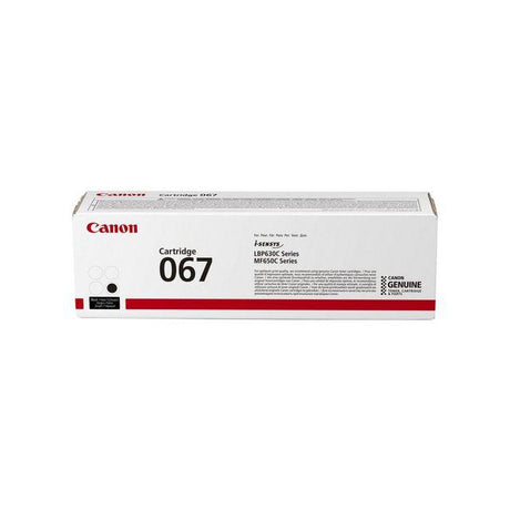 Toner CANON 067 1,35K black