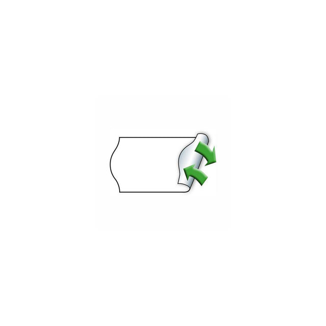 Label METO removable 26x12 white 12000/pc