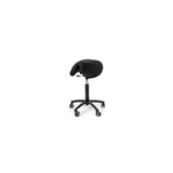 Saddle chair SOFT SWING fabric black