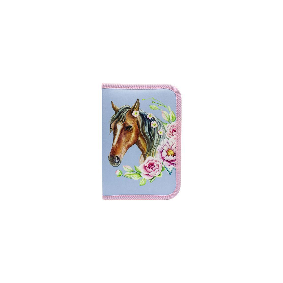 Pencil case SENSE Horse stuffed