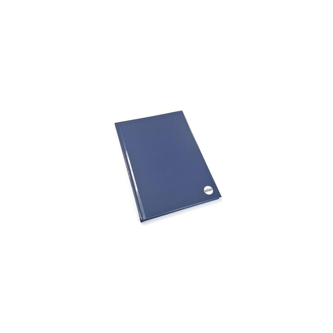 Notebook hardback A4 ruled blue
