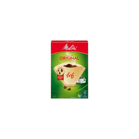 Coffee filters 1X6 unbleached 40/pack