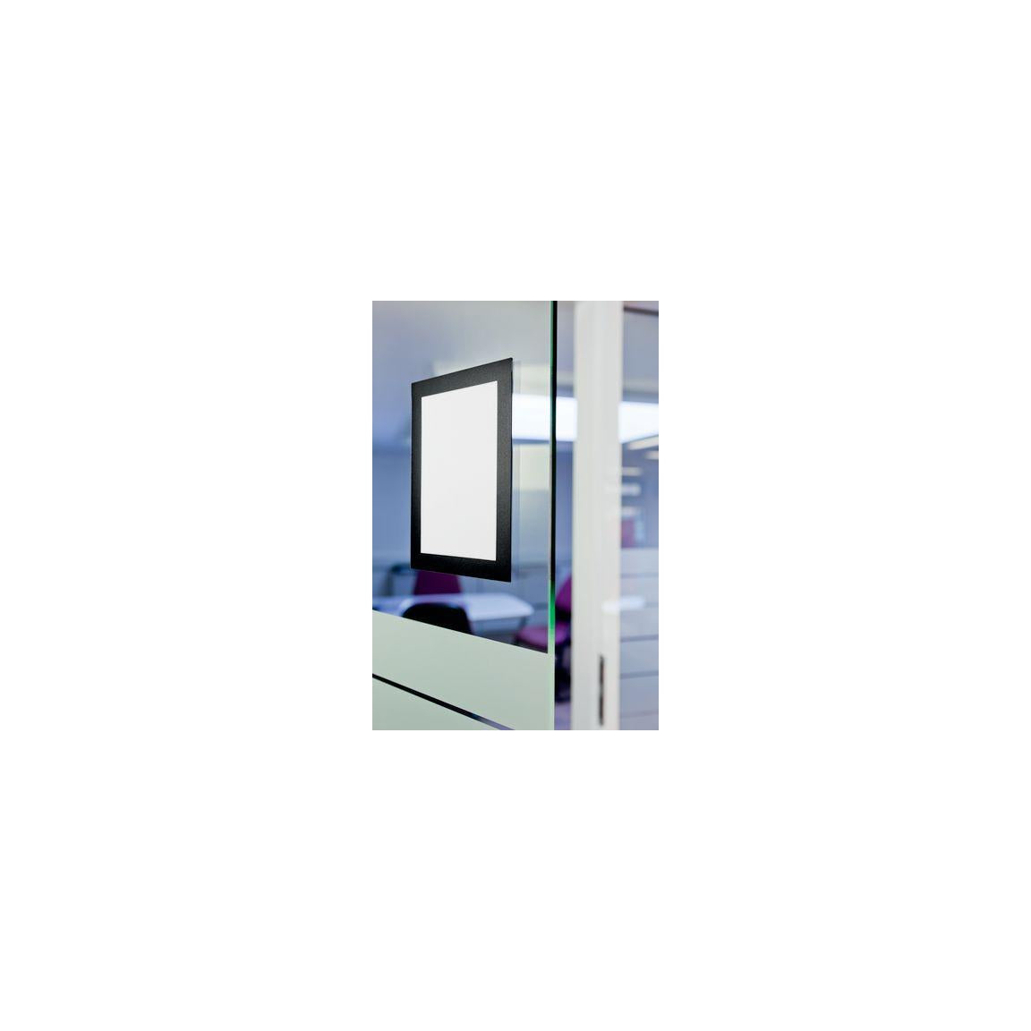 Magnetic frame DURAFRAME A6 black 2/pc