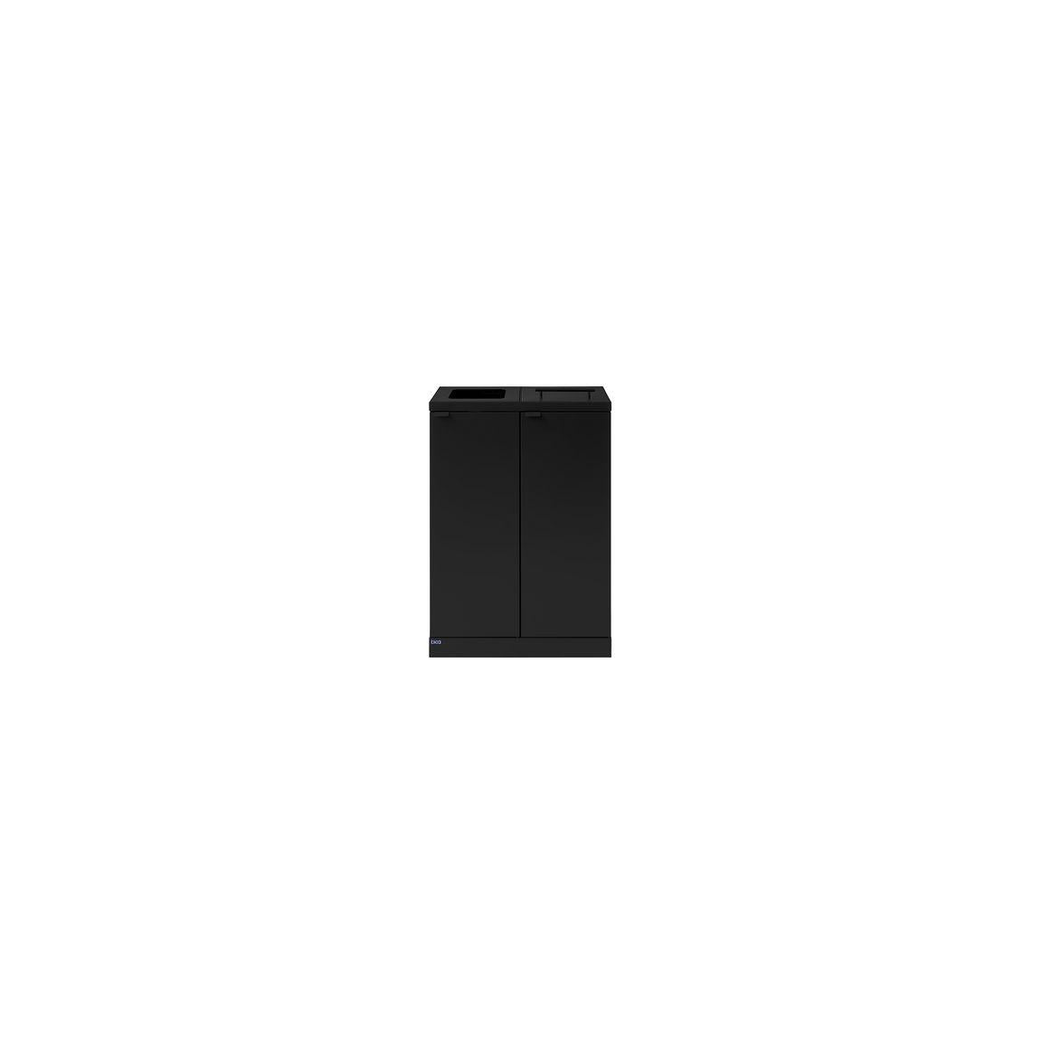Waste disposal BICA 2x65L combi black