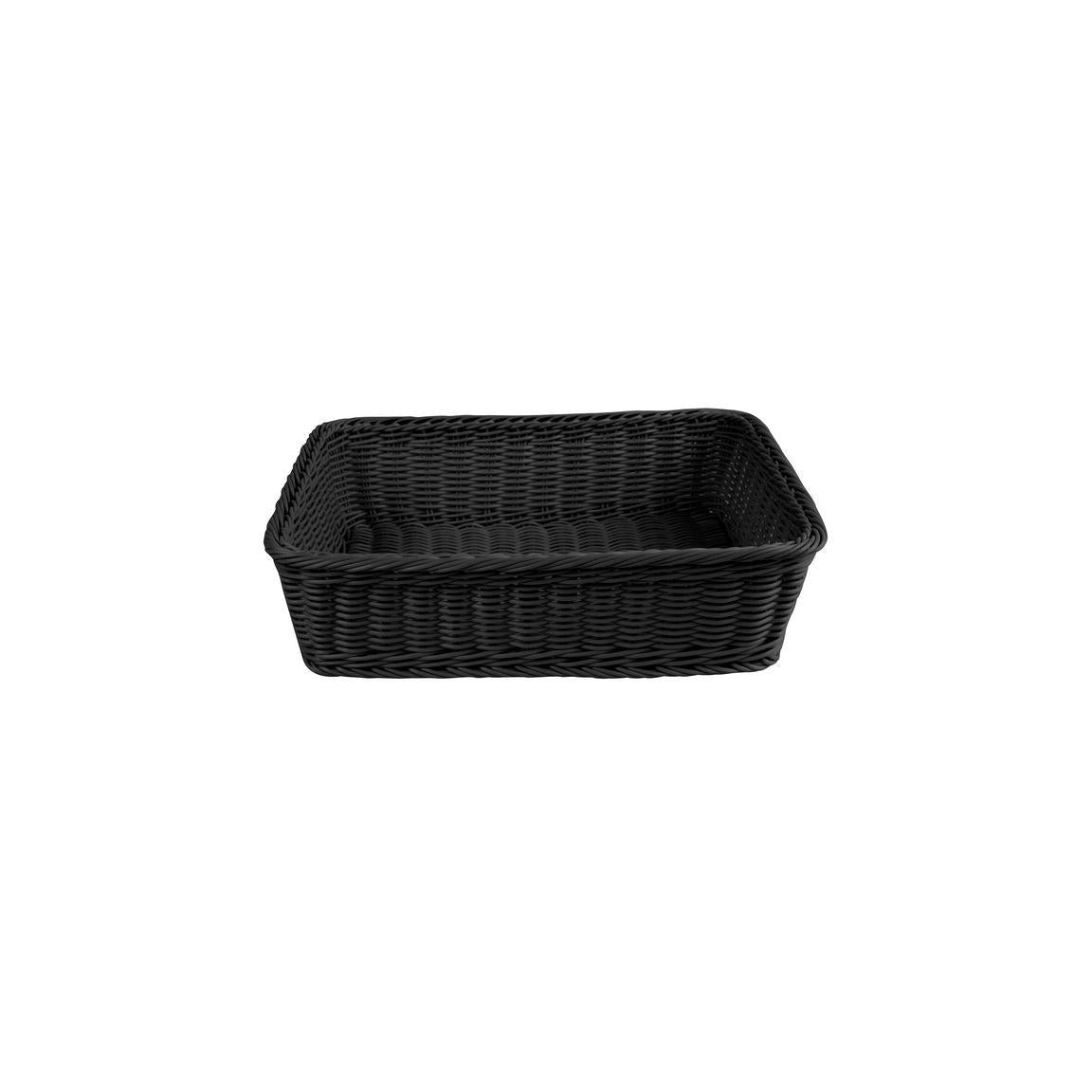 Bread basket 38x29cm black