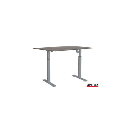 Table SUN-FLEX II height adjustable 120x80 grey/grey