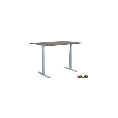 Table SUN-FLEX VI height adjustable 120x80 grey/grey