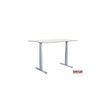 Table SUN-FLEX VI height adjustable 120x80 grey/white