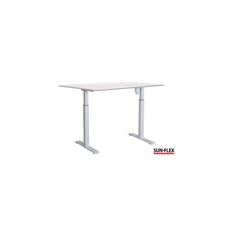 Table SUN-FLEX I height adjustable 120x80 white/white