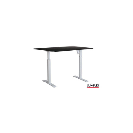 Table SUN-FLEX I height adjustable 120x80 white/black