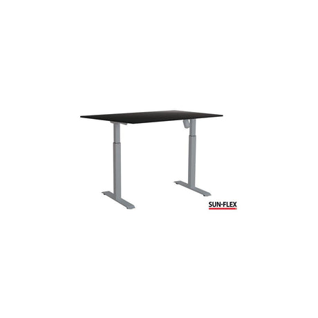 Table SUN-FLEX I height adjustable 140x80 grey/black