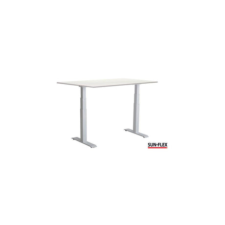 Table SUN-FLEX VI height adjustable 140x80 white/white