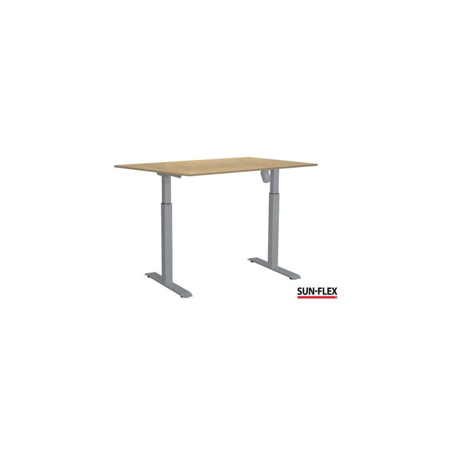 Table SUN-FLEX I height adjustable 160x80 grey/beige