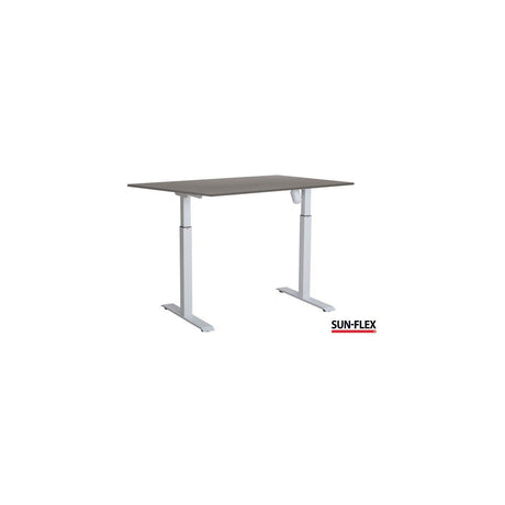 Table SUN-FLEX I height adjustable 160x80 white/grey