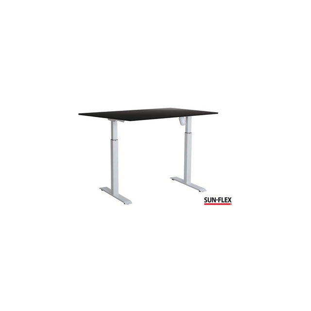 Table SUN-FLEX I height adjustable 160x80 white/black