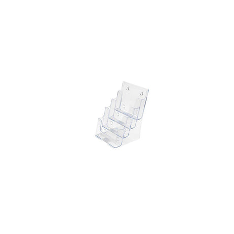 Brochure rack DEFLECTO wall 4 compartments A5