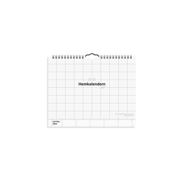 Home calendar Clean 24/25