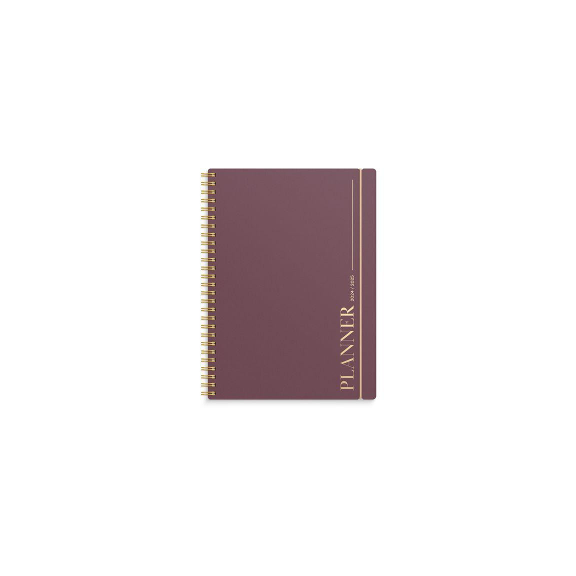 Calendar Study Story burgundy A5 24/25