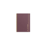 Calendar Study Story burgundy A5 24/25