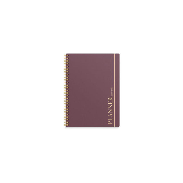 Calendar Study Story burgundy A5 24/25