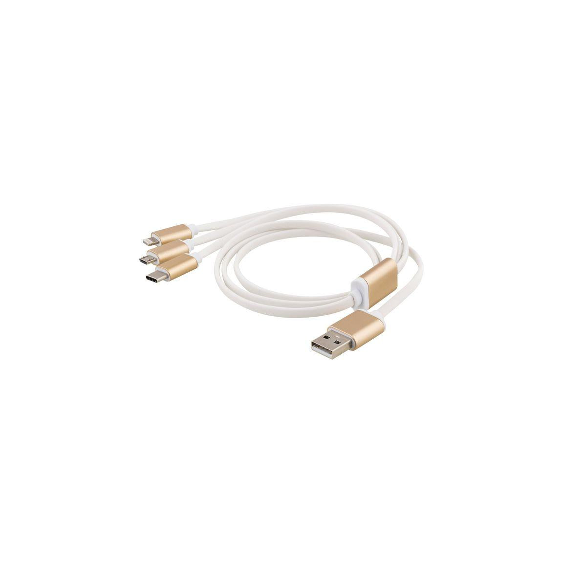 USB-A-Lightning/USB-C/USB-micro adapter