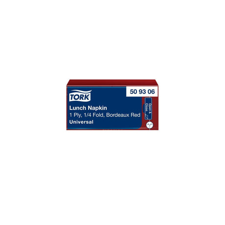 Napkin TORK Lunch 1-ply burgundy 500/pack