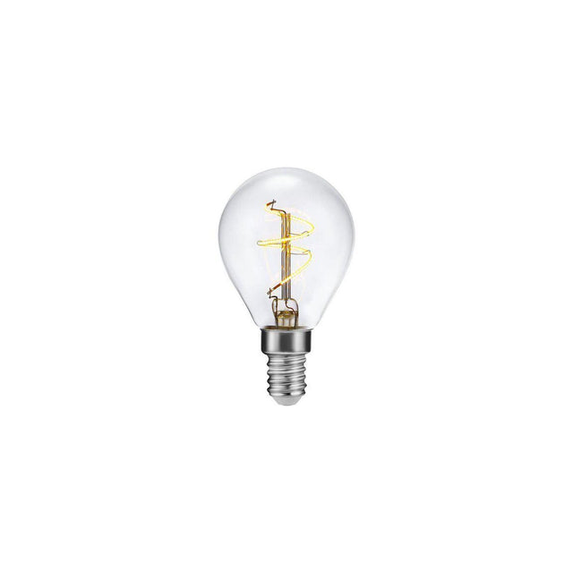 LED Bulb E14 Globe 3.2W DIM 320lm Clear