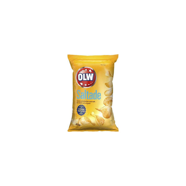 Chips OLW lightly salted 40g