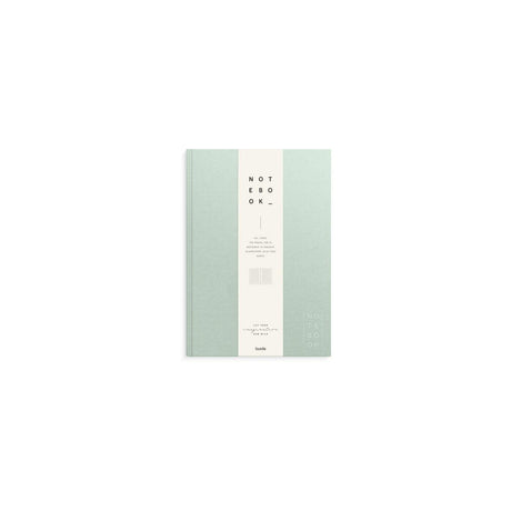 Ant.bok BURDE A4 textile line green
