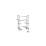 Shelf trolley 8000 4 levels 945x1590mm M