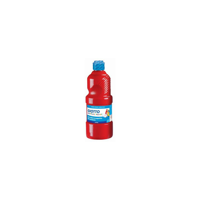 Acrylic paint Giotto 500 ml red