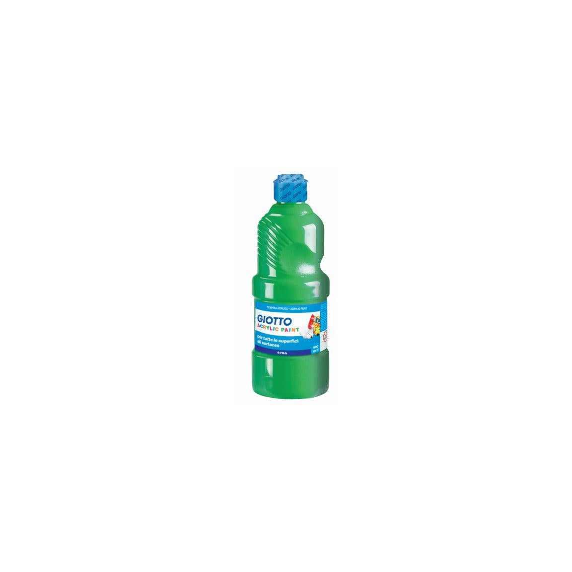 Acrylic paint Giotto 500 ml green