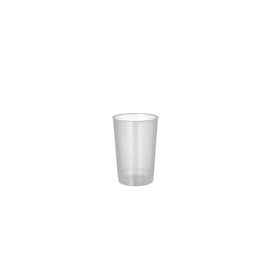 Plastic glasses reusable 20cl 40/pack