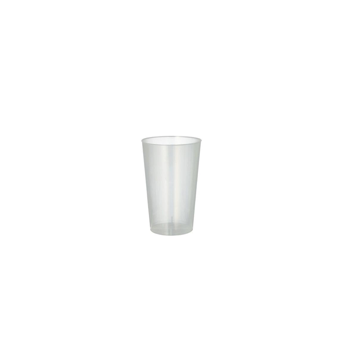 Plastic glasses reusable 30cl 25/pack
