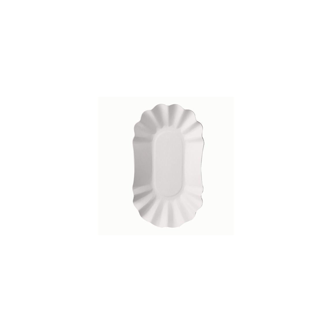 Plate PURE 105x175x30mm white 250/pack